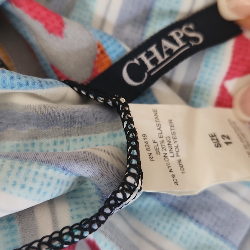 Chaps Swim Halter Tank - Picture 5 of 5